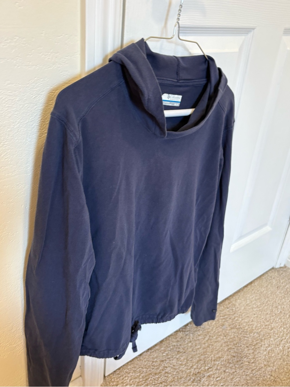 Columbia Navy Hooded Pullover Sweatshirt